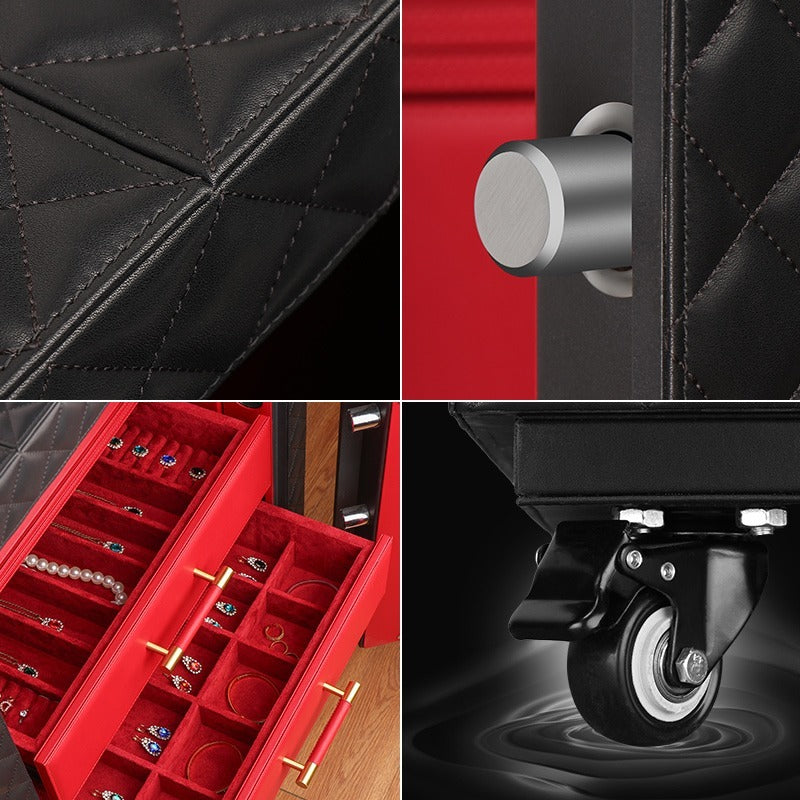 Eternity - Steel Alloy Integrated Leather Watch Safe - Time Winders