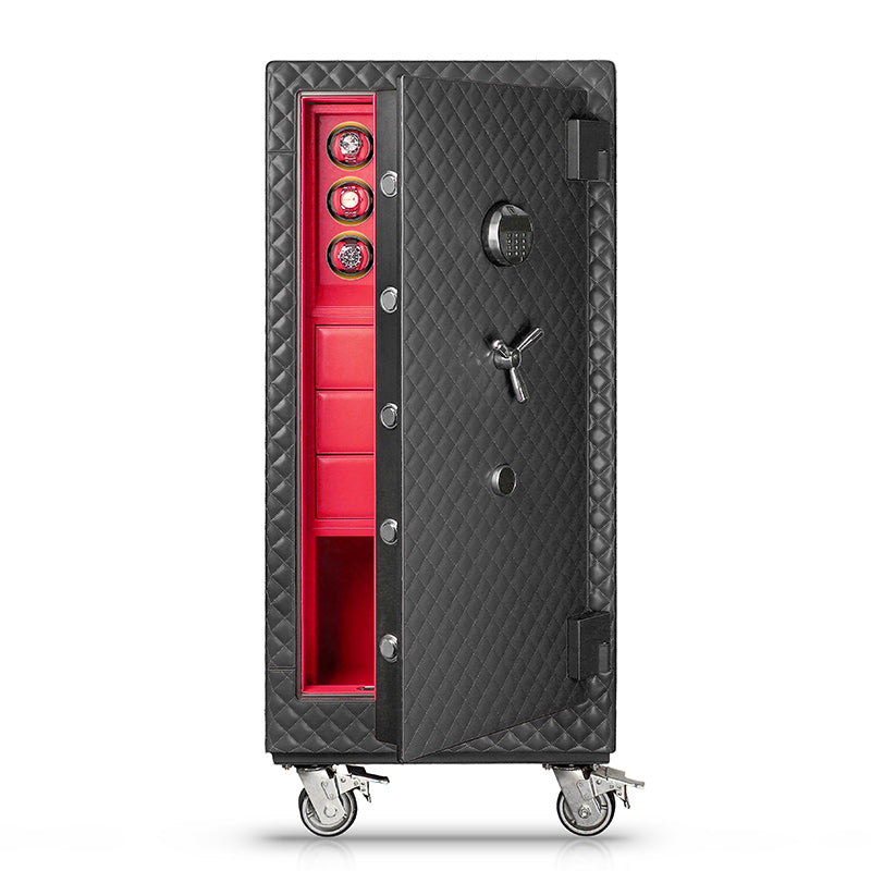 Eternity - Steel Alloy Integrated Leather Watch Safe - Time Winders