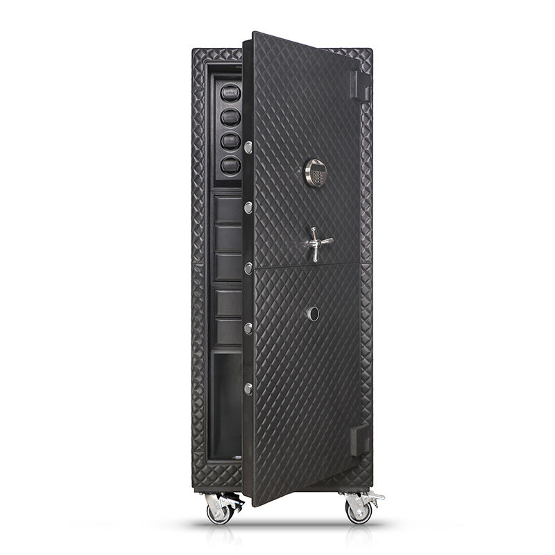 Eternity - Steel Alloy Integrated Leather Watch Safe - Time Winders