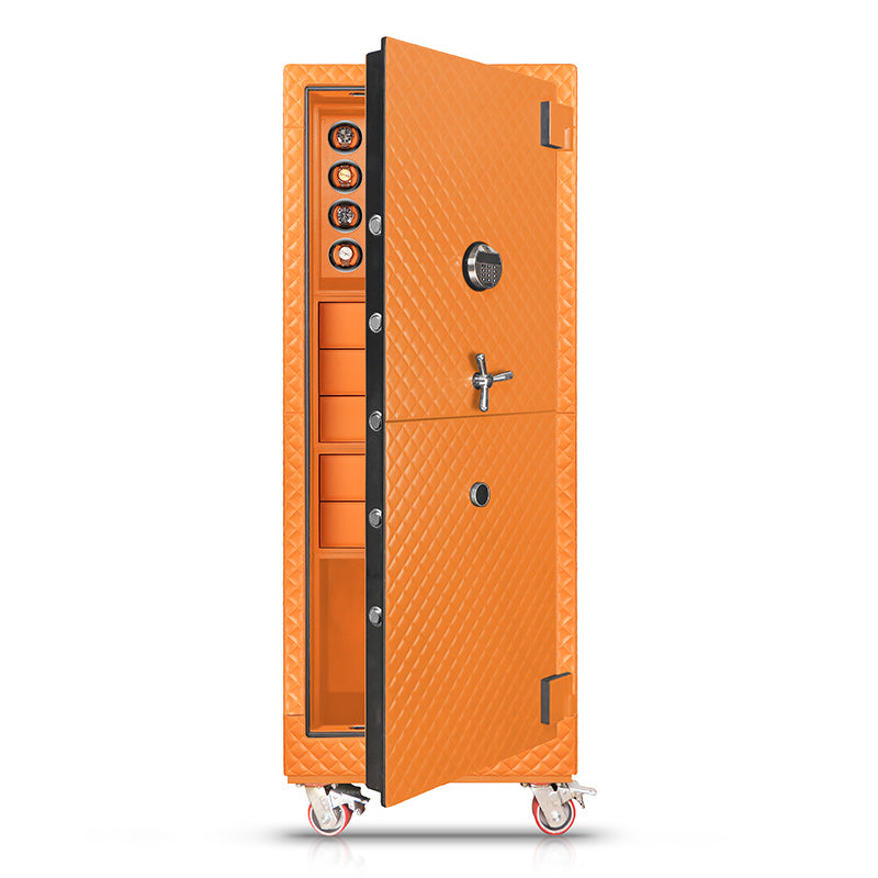Eternity - Steel Alloy Integrated Leather Watch Safe - Time Winders