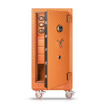 Eternity - Steel Alloy Integrated Leather Watch Safe - Time Winders
