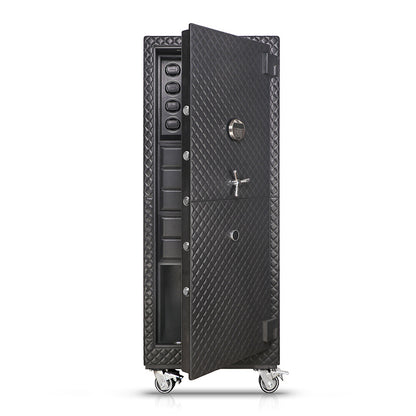 Eternity - Steel Alloy Integrated Leather Watch Safe - Time Winders
