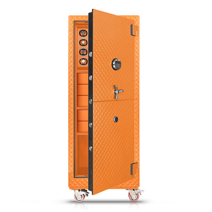 Eternity - Steel Alloy Integrated Leather Watch Safe - Time Winders