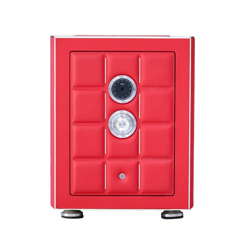 MYTX - Manganese Steel &amp; Leather Anti Theft Watch Winder Safe - Time Winders